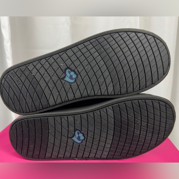 Silverts Women Extra Wide Easy Closure Comfort Slipper Black Animal Print 8 NWT - Picture 12 of 13